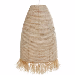 Lampe suspension boho. Apportez une touche de charme rustique à votre intérieur avec cette lampe suspendue fabriquée à la mai ...