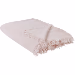 Plaid élégant avec pompons. Laissez-vous séduire par le charme de ce couvre-lit orné de pompons décoratifs, qui ajoutera une  ...