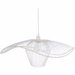 Lampe suspendue en rotin. Illuminez votre espace avec notre lampe suspendue conçue pour les intérieurs modernes et traditionn ...