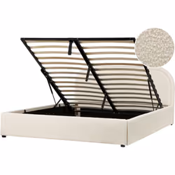 Lit de style moderne avec tête de lit. Ce lit présente un design élégant et fonctionnel, parfait pour les chambres à coucher  ...
