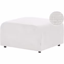 Repose-pieds moderne rembourré. Laissez-vous séduire par une élégance discrète avec cet ottoman minimaliste, enveloppé dans u ...