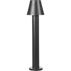 Beliani - Borne d'Extérieur Moderne Lampe de Chemin 60 cm Aluminium led Noir Holmes