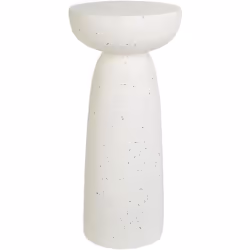 Table d'appoint ronde pour l'intérieur et l'extérieur. Une table au design polyvalent et à la belle finition effet terrazzo q ...