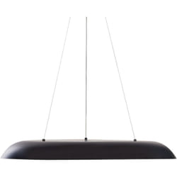 Beliani - Lampe Pendante Moderne led Intégrées Anneau Rond Suspension Métal Noir Surko