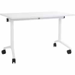 Bureau mobile pliable avec structure en métal. Améliorez votre espace de travail grâce à ce bureau pliant qui allie parfaitem ...