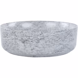 Vasque de salle de bain en céramique. Cet élégant lavabo rond ajoute une touche de sophistication intemporelle à toute salle  ...