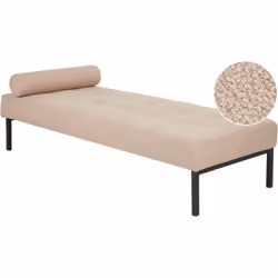 Chaise longue élégante. Cette chaise longue est un mélange parfait de confort et de style pour votre salon ou votre chambre à ...