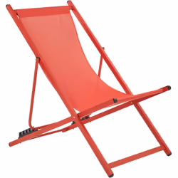 Bain de soleil inclinable. Un transat pratique et très confortable au design minimaliste, qui s'adapte à merveille à de nombr ...