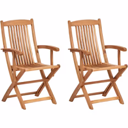 Ensemble de chaises en bois pliantes. Cet ensemble de chaises de jardin pliables est un complément fonctionnel à toute salle  ...