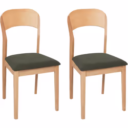 Ensemble de 2 chaises de salle à manger de style traditionnel. Complétez votre espace repas avec cet élégant ensemble de deux ...