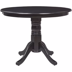 Table de salle à manger classique avec pied central en bois. Cette table de repas d'inspiration vintage est un vrai bijou cap ...