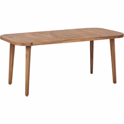 Table d'extérieur en bois massif. Transformez votre jardin en un havre de paix avec notre table à manger en bois d'acacia. Co ...