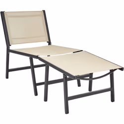 Chaise d'extérieur avec repose-pieds. Améliorez votre espace extérieur avec cet ensemble de chaises et de repose-pieds, parfa ...