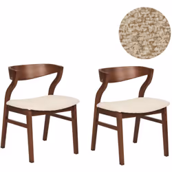 Ensemble de 2 chaises de salle à manger de style rétro. Cet ensemble de 2 chaises d'inspiration rétro est parfait pour la cui ...