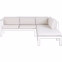 Ensemble de housses de coussins de jardin. Rehaussez le look de votre canapé de jardin avec cet ensemble de housses de coussi ...