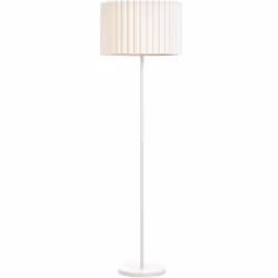 Lampe de salon classique. Ce lampadaire, doté d'une solide base en fer et d'un abat-jour en tissu, permet d'éclairer n'import ...