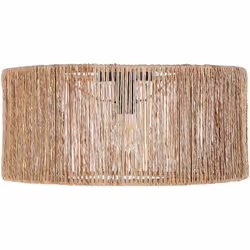 Lampe de plafond boho. Apportez une touche de charme bohémien à n'importe quelle pièce avec ce plafonnier en jute. Sa texture ...