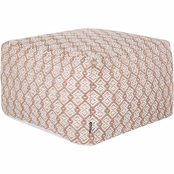 Pouf de jardin fait à la main. Le pouf de sol, qui convient aussi bien à l'intérieur qu'à l'extérieur, donne de l'allure à vo ...