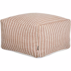 Pouf de jardin fait à la main. Transformez votre espace de vie avec ce pouf multifonctionnel, idéal pour l'intérieur et l'ext ...