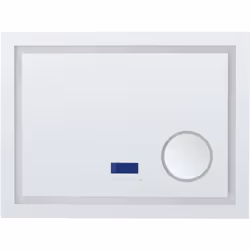 Miroir LED rectangulaire pour salle de bain. Améliorez votre expérience dans la salle de bains avec ce miroir à LED. Doté d'u ...