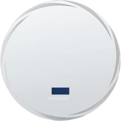 Miroir Mural led Moderne Salle de Bain Rond 60 x 60 cm Bluetooth Argenté Tanay