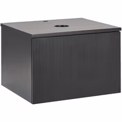 Meuble-lavabo suspendu avec tiroirs. Ce meuble mural suspendu, à la fois élégant et fonctionnel, rafraîchit votre salle de ba ...