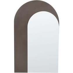 Miroir Mural Cadre Suspendu 58 x 99 cm Marron Pigny