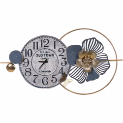 Horloge décorative en métal. Décorez votre espace avec cette horloge murale moderne, conçue pour s'imposer dans n'importe que ...