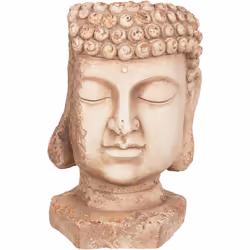 Pot de fleurs décoratif à tête de bouddha. Ce pot de fleurs peint à la main est idéal pour apporter une touche rustique et se ...