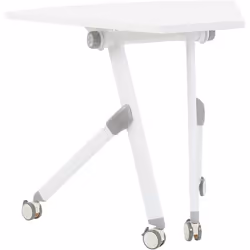Bureau mobile pliable avec structure en métal. Découvrez l'alliance parfaite de la fonctionnalité et de la mobilité, et mette ...