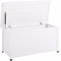 Caisson de rangement pour l'extérieur. Ce coffre de rangement extérieur est parfait pour votre jardin ou votre terrasse. Fabr ...