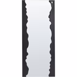 Miroir mural irrégulier fait main. Ce miroir mural pleine longueur ajoutera une touche de charme artistique à votre couloir o ...