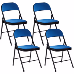 Chaises de salle à manger pliantes. Un ensemble de chaises pliantes convient parfaitement à toutes les pièces de la maison, d ...
