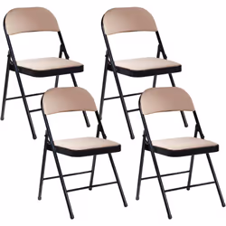 Chaises de salle à manger pliantes. Un ensemble de chaises pliantes convient parfaitement à toutes les pièces de la maison, d ...