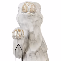 Beliani 337979-558792 statue de jardin Statue animal de jardin Oxyde de magnésium Blanc 1 pièce(s) - Vue supplémentaire 4