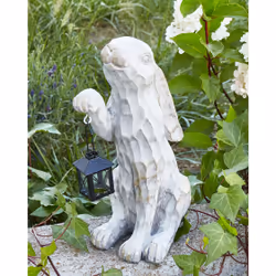 Beliani 337979-558792 statue de jardin Statue animal de jardin Oxyde de magnésium Blanc 1 pièce(s) - Vue supplémentaire 6