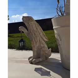Beliani 337979-558792 statue de jardin Statue animal de jardin Oxyde de magnésium Blanc 1 pièce(s) - Vue supplémentaire 7