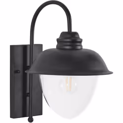 Lampe murale de jardin moderne. Complétez votre jardin ou patio avec cette lampe murale moderne. Fabriquée en aluminium durab ...