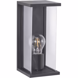 Lampe murale de jardin moderne. Illuminez votre jardin avec cette lampe murale industrielle moderne, fabriquée à partir d'alu ...