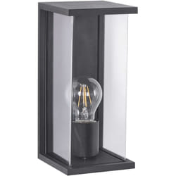 Applique Murale d'Extérieur Moderne Lampe Métal Aluminium Synthétique Noir Mat Wakal