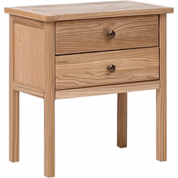 Table d'appoint rustique. Cette table de chevet en bois massif ajoute une touche rustique à toute chambre à coucher. Construi ...