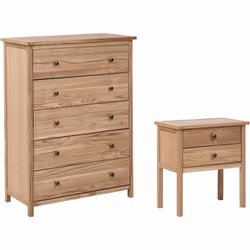 Ensemble de meubles de chambre rustique. Cet ensemble de meubles de chambre à coucher en bois de sassafras massif apporte une ...