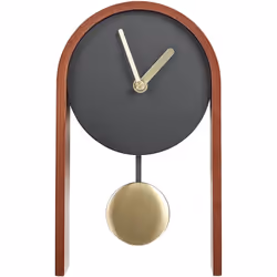 Horloge de bureau avec pendule décoratif. Combinaison sophistiquée de design moderne et d'élégance intemporelle, cette horlog ...
