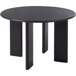 Table de salle à manger moderne en MDF. Avec son look minimaliste et sa finition noire élégante, cette table ronde est conçue ...