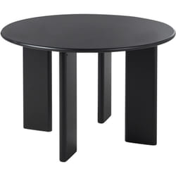 Beliani - Table de Salle à Manger en Bois mdf Ronde 120 cm Noire Cosmo