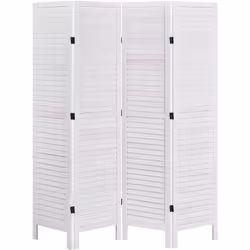 Cloison de séparation. Ce paravent à lattes en bois polyvalent est un ajout élégant et fonctionnel à toute maison. Avec ses q ...