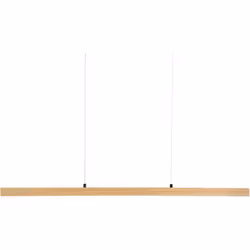 Lampe pendante minimaliste. Améliorez votre intérieur avec cette élégante lampe LED suspendue, fabriquée en bois de chêne mas ...