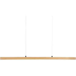 Beliani - Lampe Pendante led avec Variateur d'Intensité Design Minimaliste en Bois de Chêne Clair Stewarts