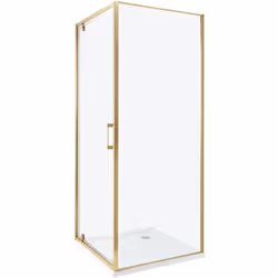 Cabine de douche carrée avec porte simple. Cette cabine de douche carrée sera un excellent complément à votre salle de bain.  ...