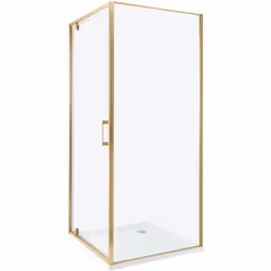 Cabine de douche carrée avec porte simple. Cette cabine de douche carrée sera un excellent complément à votre salle de bain.  ...
